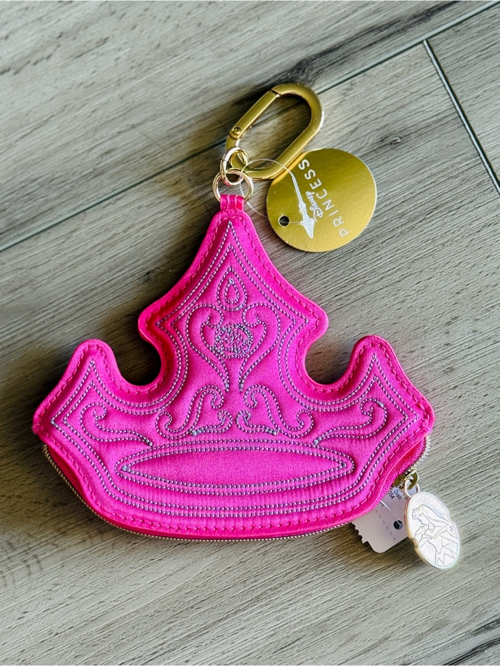 Bath & Body Works Disney Princess Aurora Crown Coin Purse